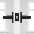thumbnail image 5 of Kwikset 730Phl Perth Privacy Door Lever Set - Black, 5 of 7