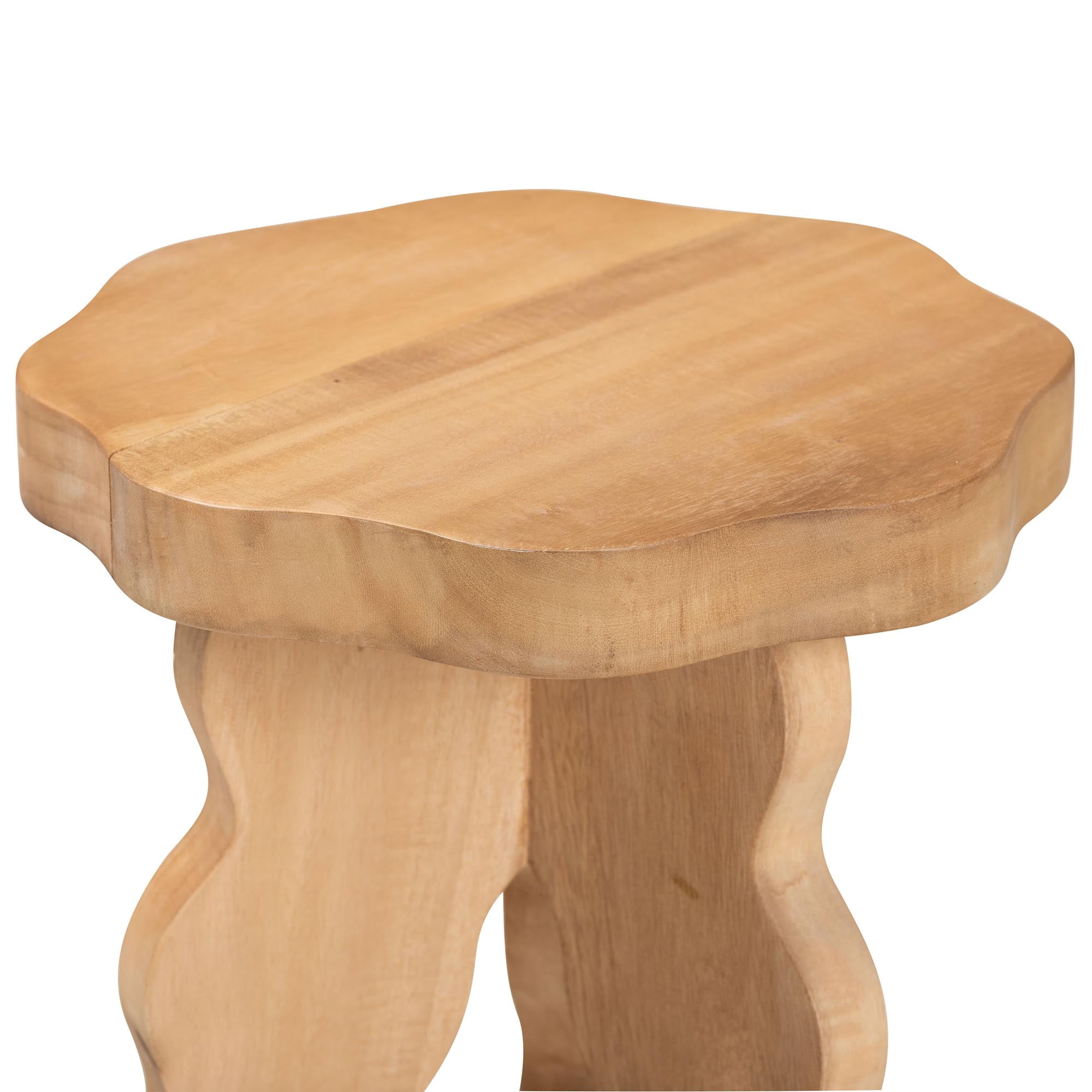 bali & pari Sino Rustic Footstool, Natural Brown