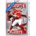 thumbnail image 3 of NFL Kansas City Chiefs - Patrick Mahomes II 22 Wall Poster, 14.725" x 22.375" Framed, 3 of 6
