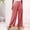 Watermelon Red, variant on Women’s Pants High Waisted Trousers Baggy Watermelon Red Pant Casual Outfits Comfortable Pants Work Pants Vacation Outfits for Women