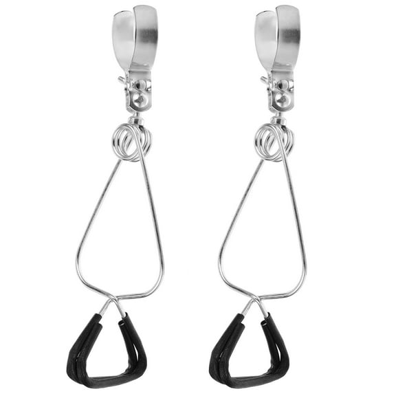 HOMEMAXS 2pcs Adjustable Clamp Lamp Stand Fixture for Reptile Heat Lamps Holder