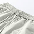 thumbnail image 6 of EOYWHK Mens Work Shorts Casual Quick Dry Elastic Waist Drawstring Athletic Shorts Soft Lightweight Breathable Activewear for Men Khaki, Size XL, 6 of 9
