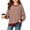 Wine, variant on hotojiny Girls Striped Shirts Long Sleeve Oversized T-Shirt Crewneck Side Slit Tunic Tops for Fall Fashion(Wine,14-15 Years)