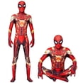 thumbnail image 5 of Traje de fantasía de Spiderman para cosplay, mono para niños y niñas, Spider Man Miles Morales, superhéroe, Halloween, carnaval, Zentai, 5 of 5