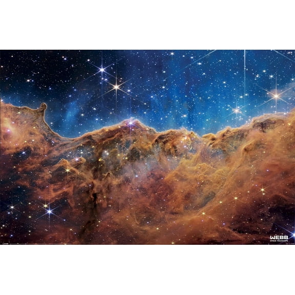 James Webb Telescope - Poster (Cosmic Cliffs) (Size: 36" x 24")