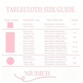 thumbnail image 6 of NIUBIER Floral Spring/Summer Durable Heavyweight Fabric Indoor Outdoor Tablecloth, Washable Table Cloth for Rectangle Tables, Picnic/Patio Table Covers (60" x 84" Rectangular), 6 of 6