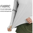 thumbnail image 3 of MIER Men's Sun Protection Hoodie Long Sleeve Workout UV Shirts, 3 of 7