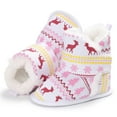 thumbnail image 3 of Newborn Baby Boy Girls Boots Soft Anti-Slip Sole Warm Winter Snow Booties Toddler Infant Prewalker Crib Shoes, 3 of 7