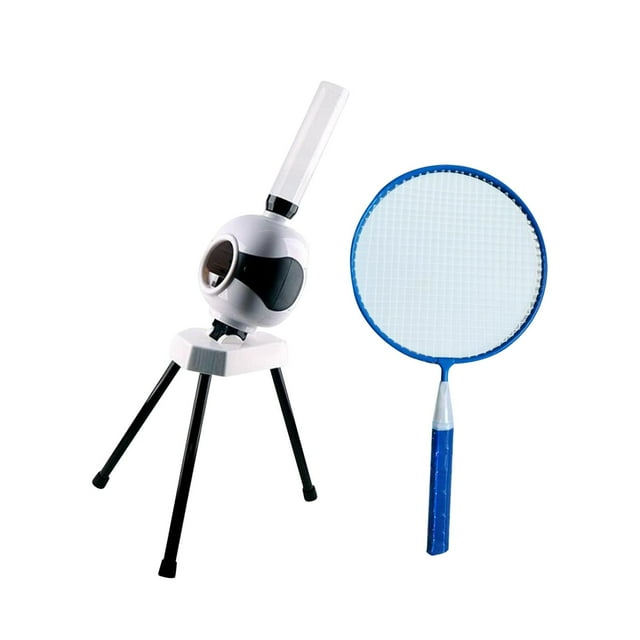 koolsoo Badminton Ball Pitching Tool with Racket Trainer Device Outdoor Indoor Badminton A