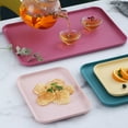 thumbnail image 6 of Huayishang Serving Tray Clearance, Grandest Birch Multi Use Large Capacity Serving Tray Plastic Practical Food Grade Storage Tray for Home Anti Deformed Shockproof Kitchen Essentials, 6 of 7