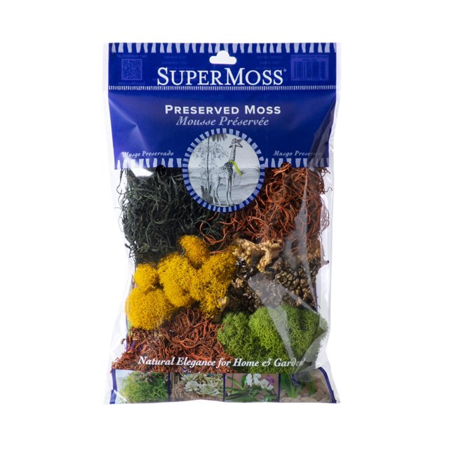 Mezcla de musgo decorativa SuperMoss 23309, 332 cm³, 57 g