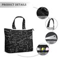 thumbnail image 5 of Educational Wall Inspired Travel Tote Bag with Science Scientist Graphics Lightweight Weekender Bag with Adjustable Strap, Perfect for Laboratory, Experiment, Engineering Enthusiasts, 5 of 5