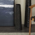 thumbnail image 2 of DecMode 25" Black Ceramic Vase with Bubble Texture, 2 of 7