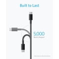 thumbnail image 3 of Anker USB-C Charger (65W, 3-Port, Foldable) + Anker USB-C to USB-C Cable (6 ft, 60W, 2-Pack), 3 of 6