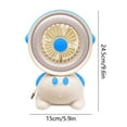 thumbnail image 3 of PRETXORVE Ceiling Fan USB Fan with Lights Enclosed Fan Portable Fan Light Hidden Electric Fan Desktop Electric Fan with Light, 3 of 7