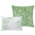 thumbnail image 3 of Spirit Linen Home Foliage Print Microfiber Comforter Set (6-Piece), 3 of 8
