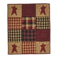 thumbnail image 3 of Yardvibe 4th of July Vintage Blanket, 59.05x78.74 Inch Independence Day Five-Pointed Star Checkered Print Flannel Blanket, Patriotic Retro Throw Blanket for Home Bedroom (D), 3 of 6