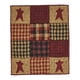 thumbnail image 2 of Independence Day Star Plaid Print Flannel Blanket, 2 of 6