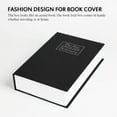 thumbnail image 3 of 11.5 x 8 x 4.5cm Book Safe Combination with Key Secret Safe Hide Money Jewelry Safe Containers Disguised Metal Lock Box Fake Book Concealment Furniture Hollow Case, 3 of 8