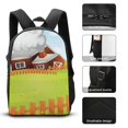 thumbnail image 3 of Happy Farm Sac à Dos 3 Pcs Collection Spacieux Sac à Livres Collation et Stylo Organisateur, 3 of 5