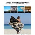 thumbnail image 5 of Black Marble Towel Set of 3, Soft Microfiber Bath Towels, Hand Towel, Washcloths, Grey Gold Texture Vintage Farmhouse Art Quick-Dry Absorbent Towels for Bathroom Kitchen Hotel Beach Gym Spa, 5 of 7