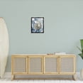 thumbnail image 3 of Stupell Industries Glam Shell Coral Beach Blue Black Floating Frame Canvas Art, 17 x 21, by Caroline Kelly, 3 of 7