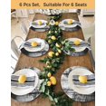 thumbnail image 4 of 15 Inch Round Placemats Set of 4, Grey Forest Non Slip Heat Insulation PP Table Mats, Vintage Foggy Woods Tree Washable Place Mats for Kitchen Dining Party Table Decor, 4 of 7