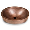 thumbnail image 1 of Monarch Pure Copper Hand Hammered Skirted Sink, 17 inches (Drop In or Vessel), 1 of 6