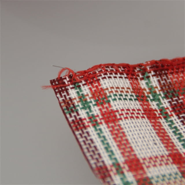Christmas Ribbon Portable Party Decoration Classic Plaid House Decorations Exquisite Decorative Accessories for Celebration 4 Width 4cm