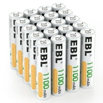EBL Rechargeable AAA Batteries, Nimh, Triple a Battery, 20 Pack