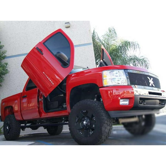 Vertical Doors Inc VDCCHEVYSILVER0710 Lambo Vertical Door Kit Compatible with 2007-2014 Chevrolet Silverado