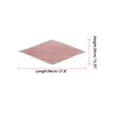 thumbnail image 2 of INSPIRE CHIC Women's Pleated Rhombus Solid Scarf Scarves Head Ribbon Bandana Pink, 2 of 5