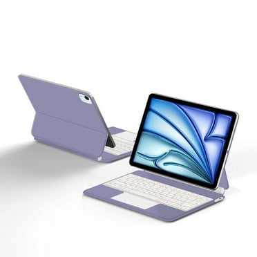 Magic keyboard for iPad Air 11 Inch M2 2024 Air 5th 4th generation 10.9" Backlight TrackPad Smart Keyboards Cover Magnetic Case Folio 2018-2022 iPad Pro 11" Black AA