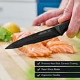 thumbnail image 4 of Juego de cuchillos de cocina Home Hero de acero inoxidable con alto contenido de carbono, 12 piezas, 4 of 8