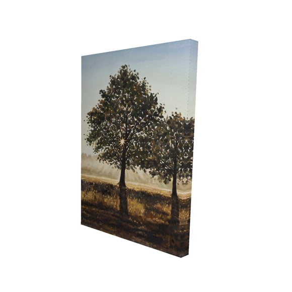 Trees in the countryside - 24"x36" canvas - Print on demand