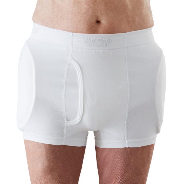 Safehip Airx Calzoncillos Protectores De Cadera Para Hombre Prevención De Lesiones Por Caídas Soporte De Cadera Para Personas Mayores Transpirable Agradable Para La Piel Y Cómodo (Grande 40-48 Pulgada