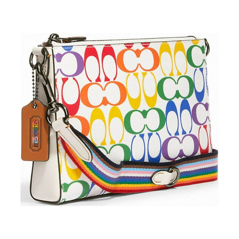 Rainbow crossbody bag coach hotsell