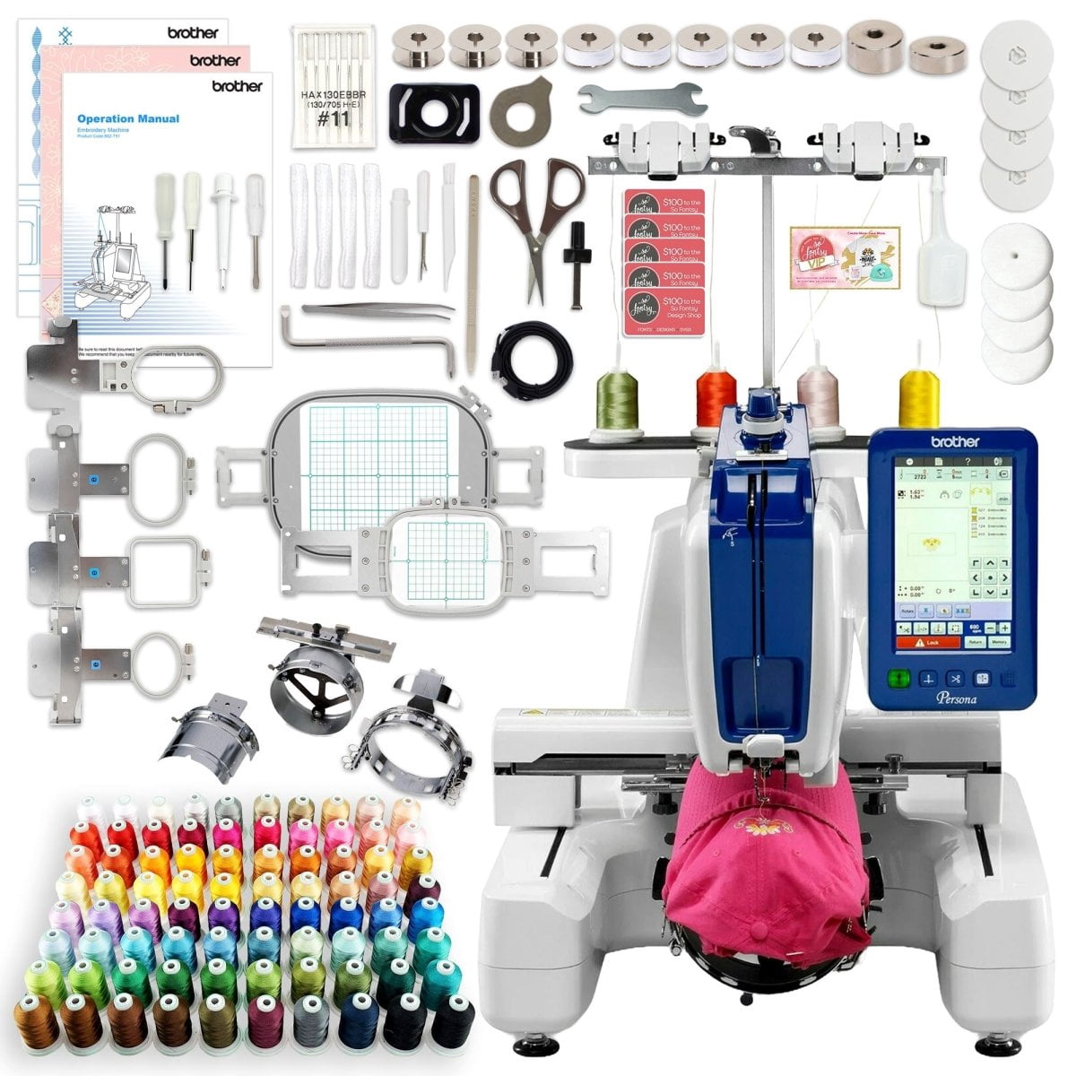 Brother Persona PRS100 Single Needle Sewing & Embroidery Machine