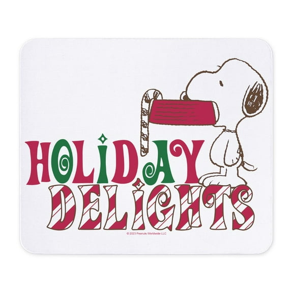 CafePress - Snoopy Holiday Delights - Non-slip Rubber Mousepad, Gaming Mouse Pad