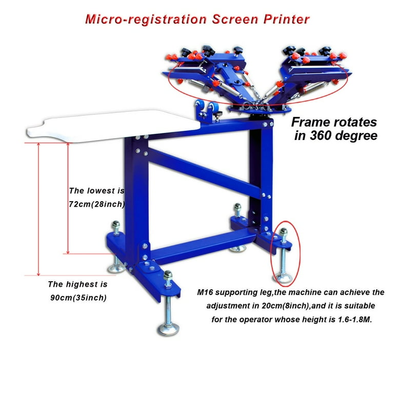 Single colour sale screen printing machine