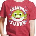 thumbnail image 3 of Baby Shark - Grandpa Shark - Toddler And Youth Short Sleeve Graphic T-Shirt, 3 of 6