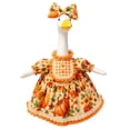 thumbnail image 2 of Thanksgiving Goose Outfits, Fall Season Rustic Dress with Headband Goose Clothes, Holiday Party Fall Goose Costume Set for Lawn Patio Yard Outdoor Decor 23", 2 of 4