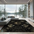 thumbnail image 2 of ODIKA 8'x10' Washable Area Rug Non-Shedding, Easy Care, Witchy Mushroom Motif Academia Moody Funky Halloween Goth Gothic Playful for King Size Bedroom Under Bed, Master Suite, 2 of 7