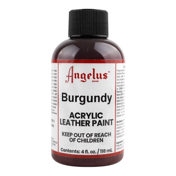 Pintura Para Cuero 118Ml Burgundy Angelus