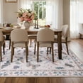 thumbnail image 5 of Moynesa Insect 8'x10' Large Area Rugs for Living Room Washable Natural Girls Bedroom Rug Bug Accent Carpet for Dining Room Nursery Office Sunroom Stain Resistant Non Slip, Pink, 5 of 12