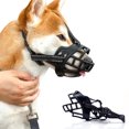 thumbnail image 2 of Dog Muzzle, Soft Basket Muzzle for Medium Large Dogs, Best to Prevent Biting, Chewing and Barking, 2 of 6