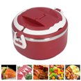 thumbnail image 1 of Stainless Steel Lunch Container, Portable Lunchable Container Food Container Food Warmer Container Lunchbox Container for School Office, 1 of 7