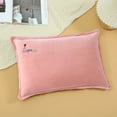 thumbnail image 6 of Oggfader Pillowcases Plushs Pillowcases For Winter Velvet Pillowcases Simples Embroidered Pillowcases Home Bedding Warm Plushs Pillowcases 18.90x29.13 Inch, 6 of 6