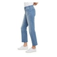 thumbnail image 3 of NYDJ Womens Blue Pocketed Button Fly Ankle Straight leg Jeans XL, 3 of 3