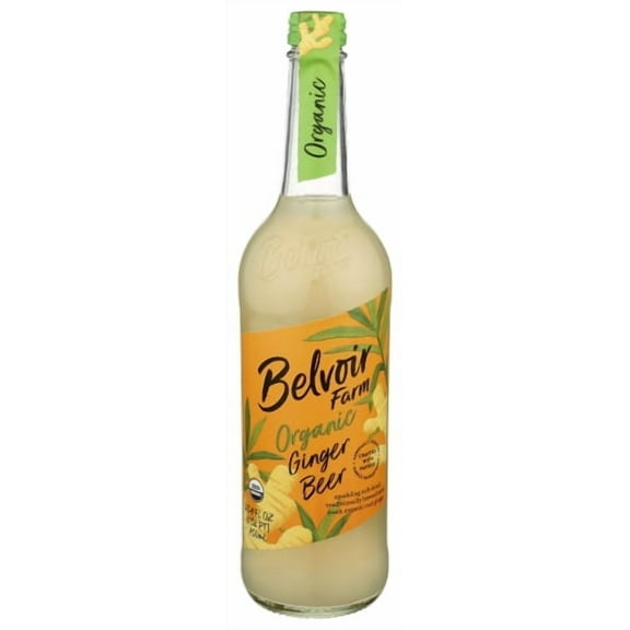 (Pack of 6) Belvoir Beverage Ginger Beer Organic 25.4 Fo